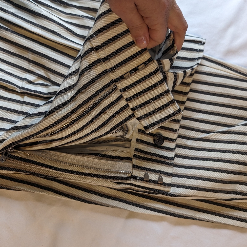 Everlane striped trousers